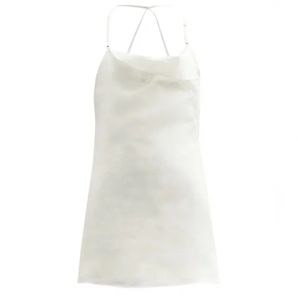 Jacquemus | Dresses | New Jacquemus Nappe Shortslined Linen Mini Dress Size  34 Fr 2 Us | Poshmark